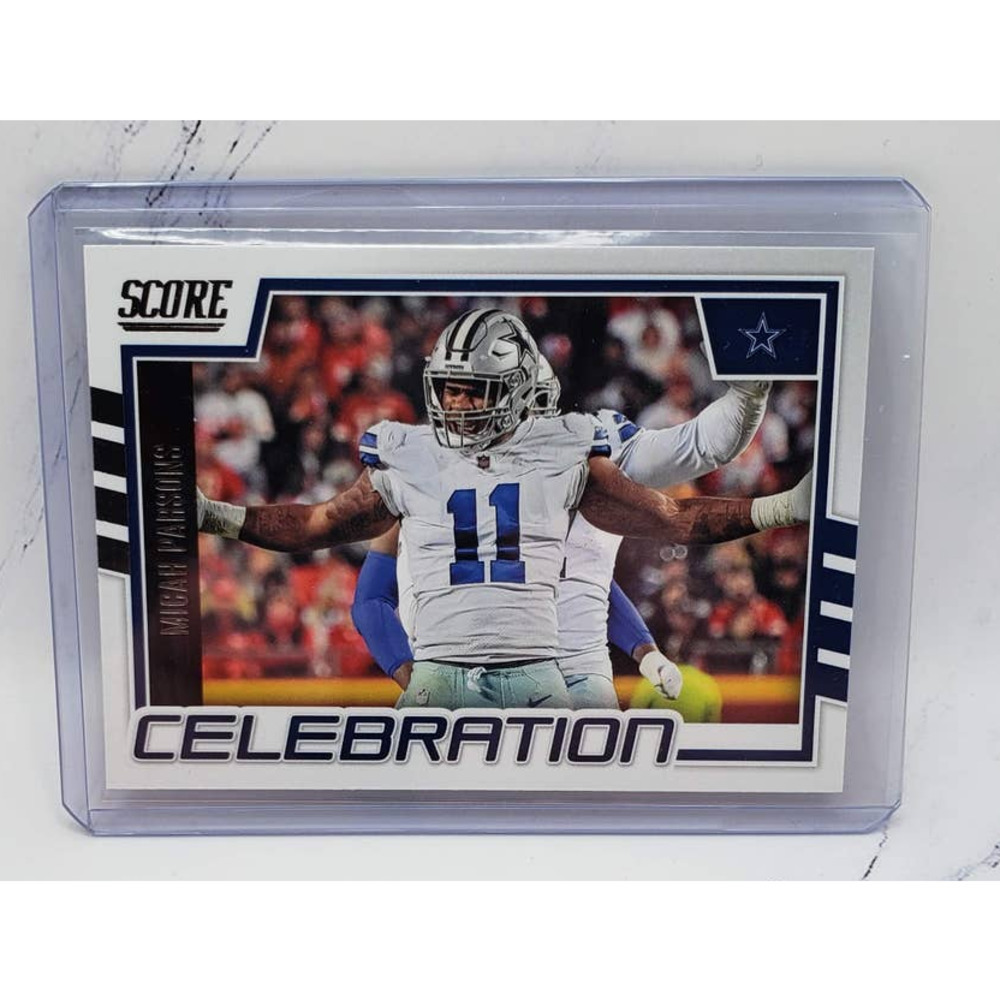 Micah Parsons 2022 Panini Score Football Celebration #C-MP Dallas Cowboys